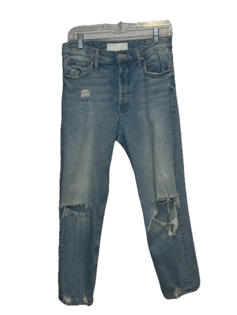 MOTHER Superior The Tomcat Jeans 28 The Confession Distressed High Rise Straight